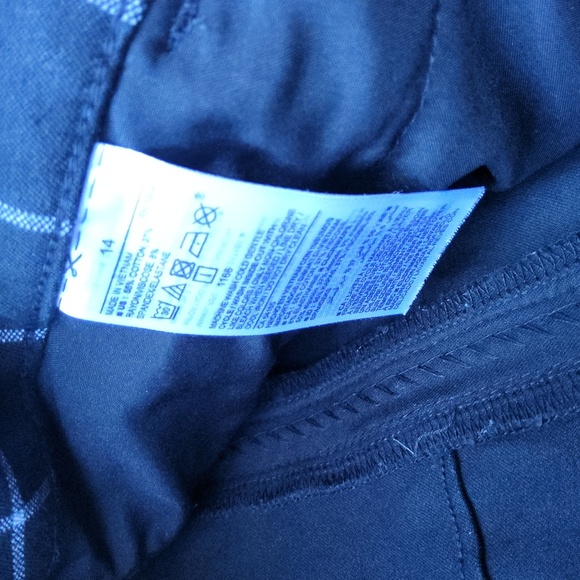 Old Navy women's black pants with white stripes size 14 - Picture 3 of 7